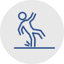 Slip and fall accidents personal injury claim icon